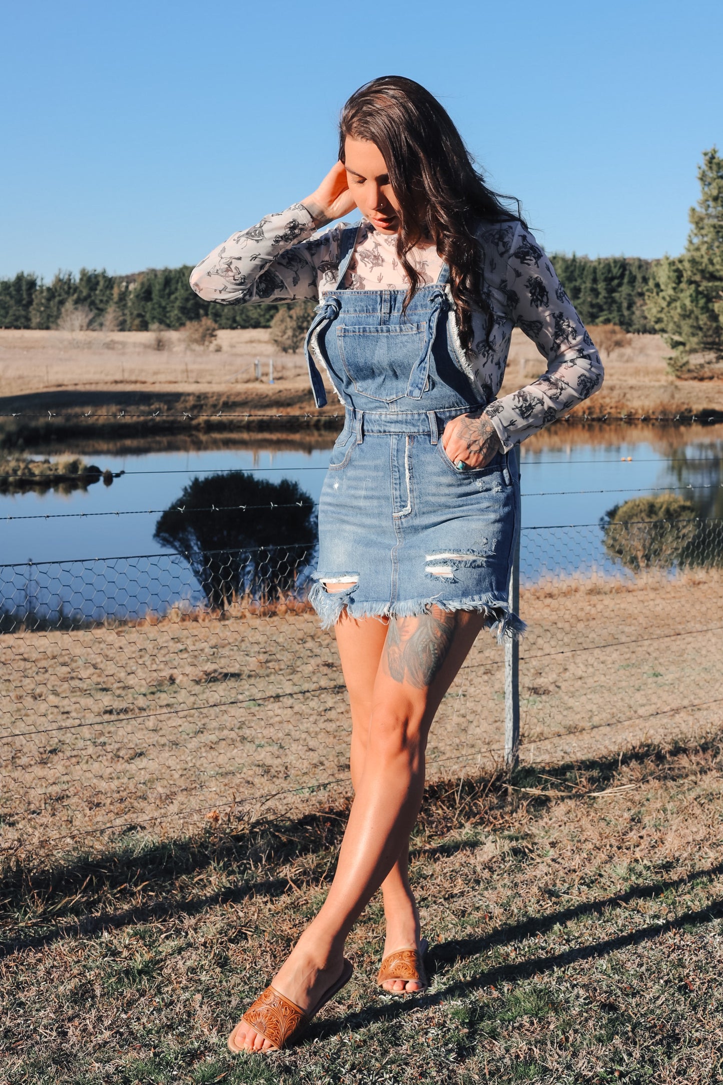 Jayda Overall Dress