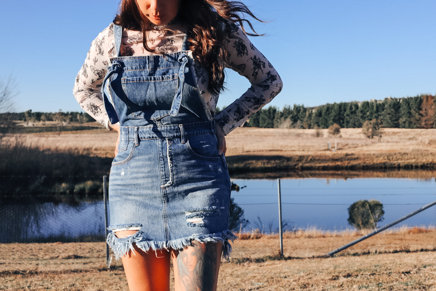 Jayda Overall Dress