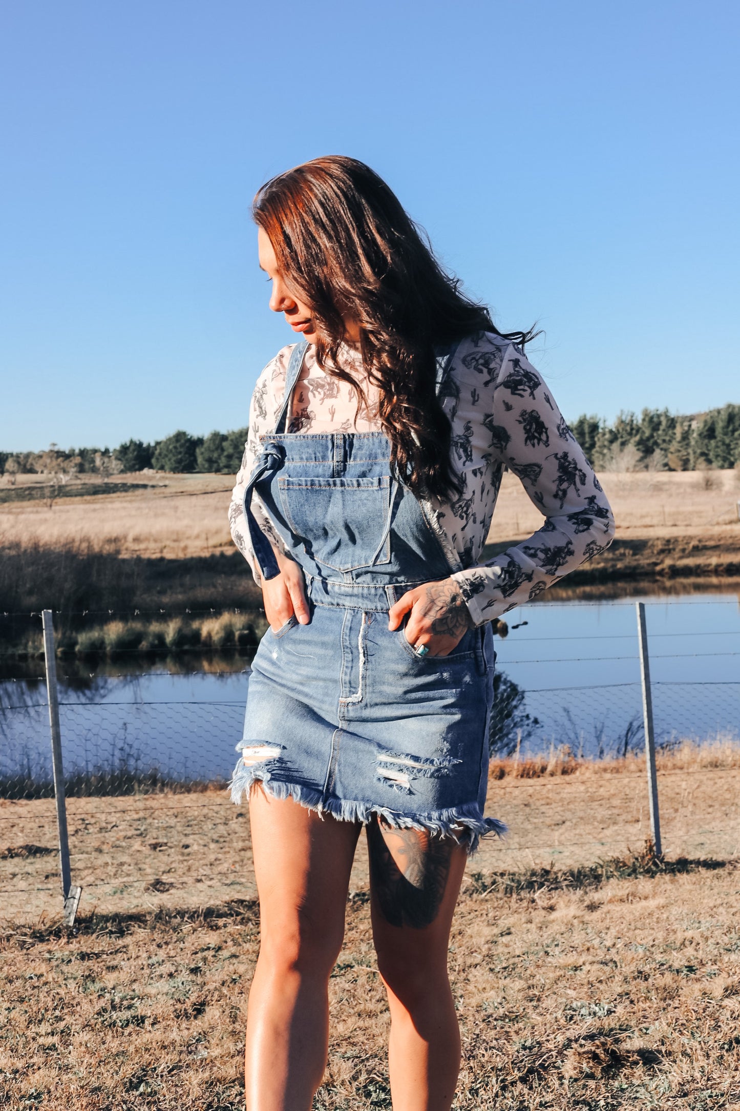 Jayda Overall Dress